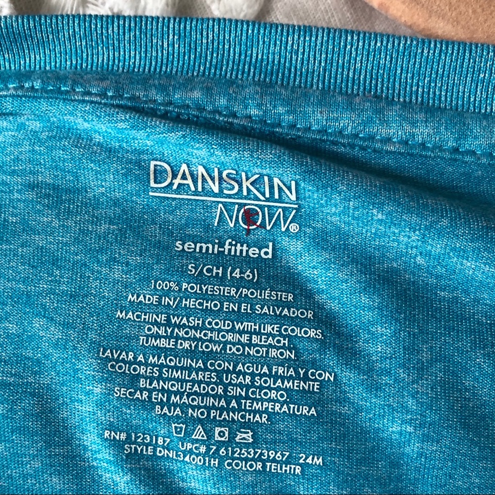 Blue Long-Sleeve Exercise Top - Picture 3 of 3